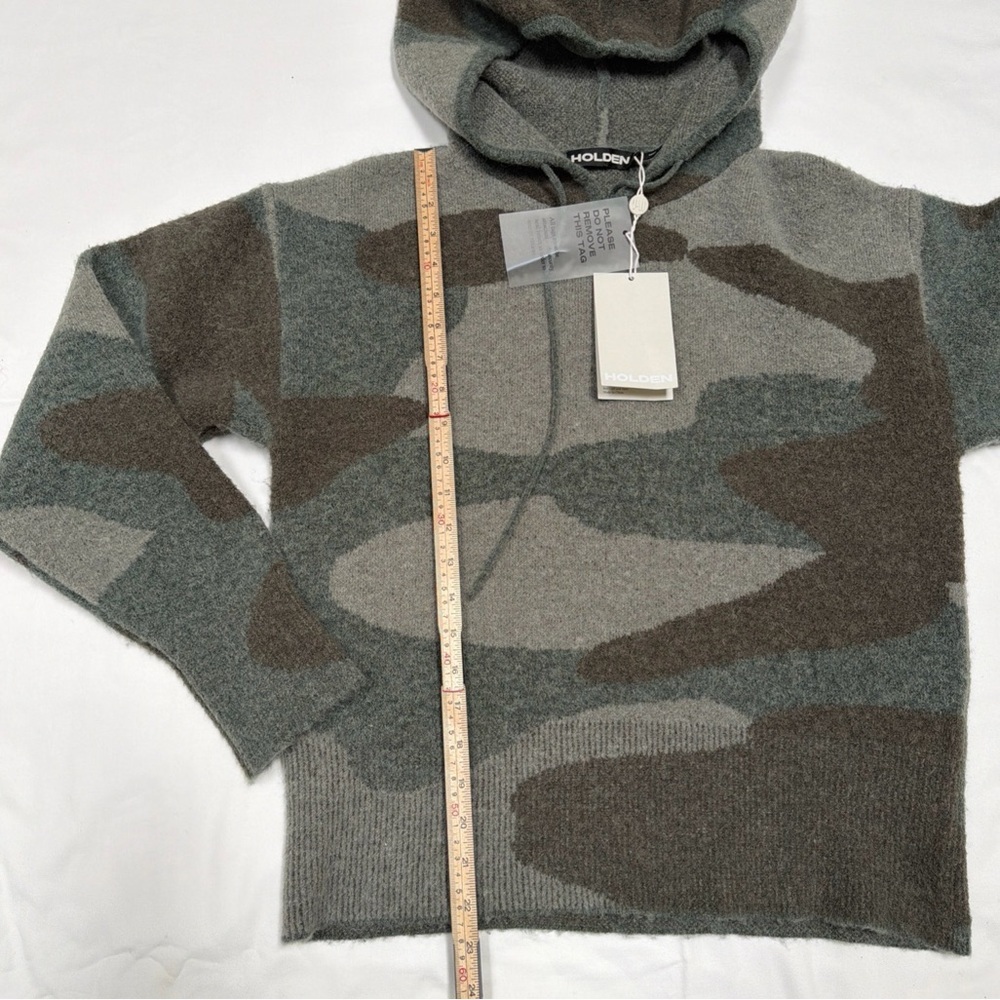 HOLDEN Chalet Camouflage-Print Hoodie Soft Knit Size S NWT - Picture 12 of 12